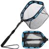 PLUSINNO Floating Fishing Net for Steelhead, Salmon, Fly, Kayak, Catfish, Bass, Trout Fishing, Rubber Coated Foldable Landing Net with Telescoping Pole Handle, Fishing Gear and Gifts for Men (1.0m) view 1