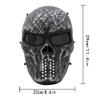 PuddingStation Full Face Airsoft Mask, for Masquerade Halloween Cosplay, Movie Props and Other Outdoor Activities view 2