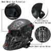 PuddingStation Full Face Airsoft Mask, for Masquerade Halloween Cosplay, Movie Props and Other Outdoor Activities view 3