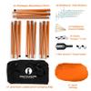 Red Suricata Family Beach Tent & Beach Canopy & 2 Beverage Holders Bundle - UPF50 UV Sun Shade Shelter (Large, Orange) view 4