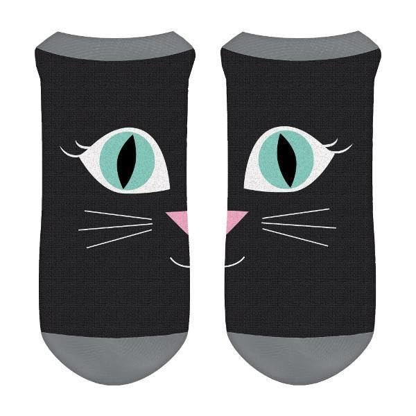 amscan Cat No Show Socks - Adult Size, 1 Pair