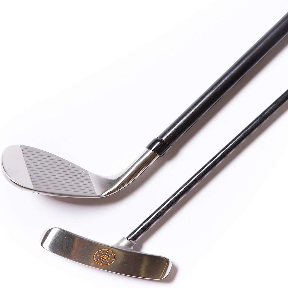 Orange Whip Golf Short Game Package, Includes Wedge and Putter - Made in USA - Right Handed