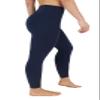 90 Degree By Reflex High Waist Power Flex Tummy Control Leggings - Dark Navy - Large view 2