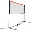 Dunlop Sports Mini Tennis/Badminton Portable Net, 3m(10'), Black/Orange view 2
