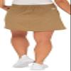 Arctix Women's Active Skort, Khaki, Medium Tall view 2