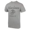 Armed Forces Gear Marines Reflective PT GearT-Shirt, Medium (Grey) view 1