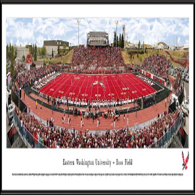 Eastern Washington Football - 40.25x13.75-inch Panoramic Framed Picture