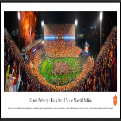 Clemson Football, Celebration - 40.25x13.75-inch Panoramic Framed Picture