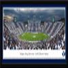 BYU Football, Stripe the Stadium - 42x15.5-inch Panoramic Select Framed Picture with Mat view 1