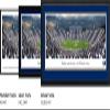 BYU Football, Stripe the Stadium - 42x15.5-inch Panoramic Select Framed Picture with Mat view 2