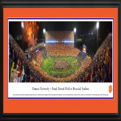 Clemson Football, Celebration - 44x18-inch Panoramic Deluxe Framed Picture with Mat