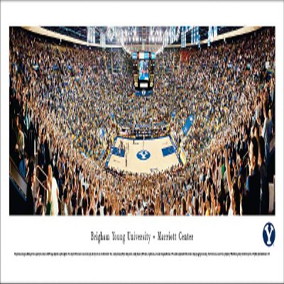 Blakeway Worldwide Panoramas, Inc. BYU Basketball - 40x13.5-inch Panoramic Poster