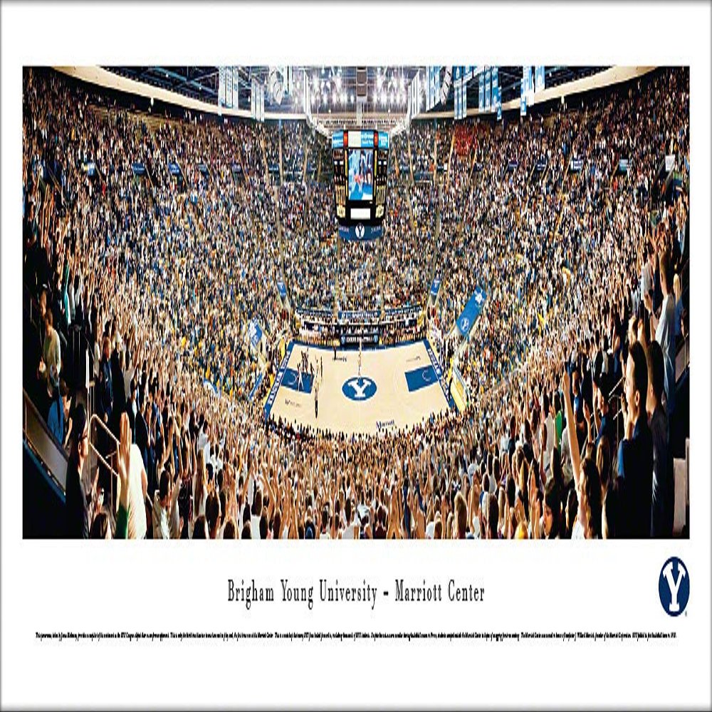 Blakeway Worldwide Panoramas, Inc. BYU Basketball - 40x13.5-inch Panoramic Poster