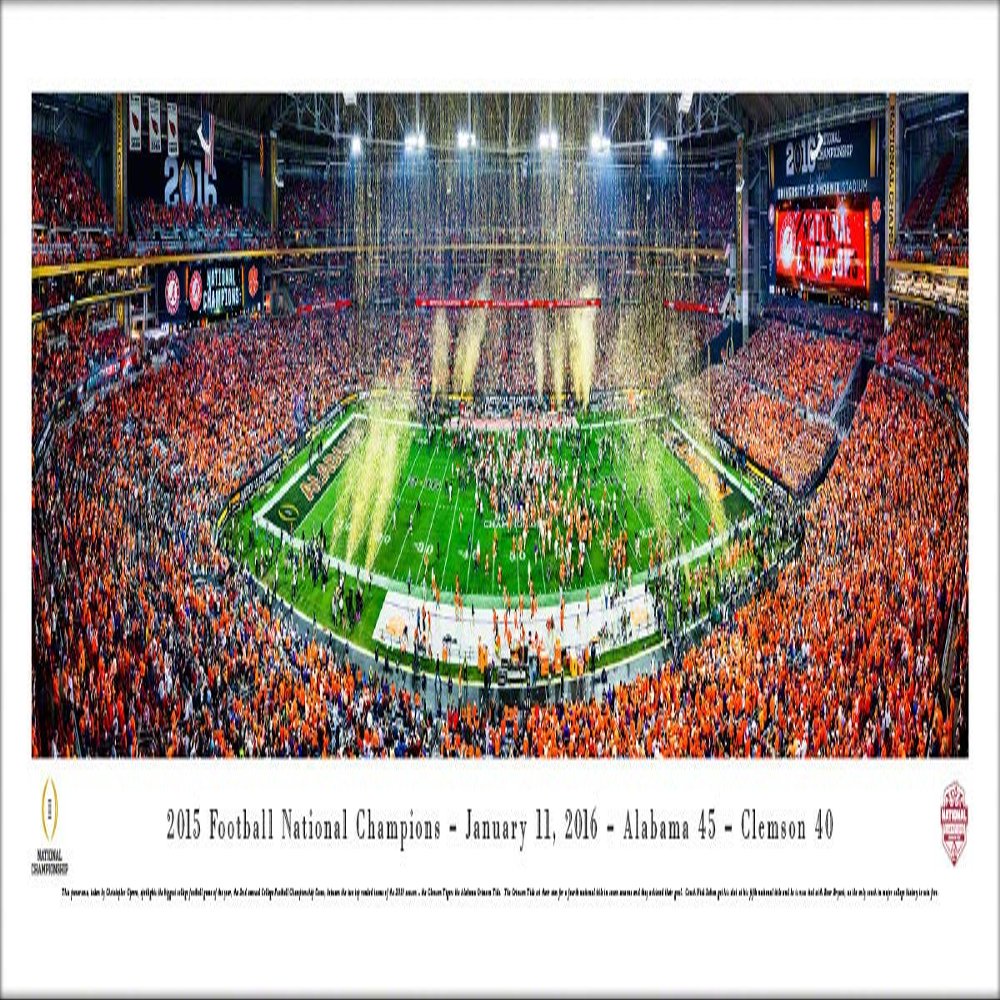 Blakeway Worldwide Panoramas, Inc. Alabama, 2015 College Football Champions - 40x13.5-inch Panoramic Poster