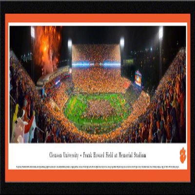 Clemson Football, Celebration - 42x15.5-inch Panoramic Select Framed Picture with Mat