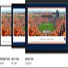 Auburn Football, Stripe the Stadium - 44x18-inch Panoramic Deluxe Framed Picture with Mat view 2