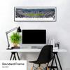 BYU Football, Stripe the Stadium - 40.25x13.75-inch Panoramic Framed Picture view 4