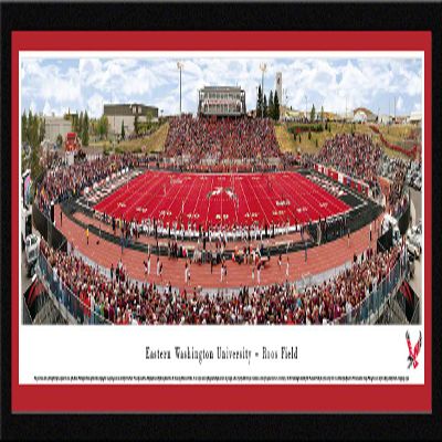 Eastern Washington Football - 42x15.5-inch Panoramic Select Framed Picture with Mat
