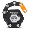 West Biking Folding Bike Lock - Compact Bicycle Lock with 3 Keys, Lightweight Bicycle Foldable Lock with Mounting Bracket, Bike Lock with Anti-Theft Alloy Steel view 1