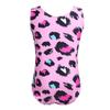 Kaerm Kids Girls Athletic Sleeveless Leopard Pattern Gymnastics Leotard Ballet Dancewear Activewear Jumpsuit Pink 8-10 view 3