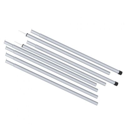 VGEBY 8PCS Outdoor Steel Tent Awning Poles Support Rod Pole Adjustable Canopy Tent Awning Support Rod(2M)