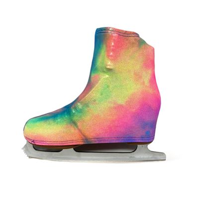 Kami-So Metallic Figure Skating Boot Covers | Ice Skate Protection Against Scratches, Scuffs, and Dirt | Durable Hockey Skates Shoe Cover | Ice Skating Accessories | Spectrum - Child Size