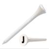 Clip Wipes Golf Tees  2  (100/Pack)  Custom TEECUP Imprint - Personalized Monogram Initial Letters (A-Z) (WHT-BLK-J) view 1