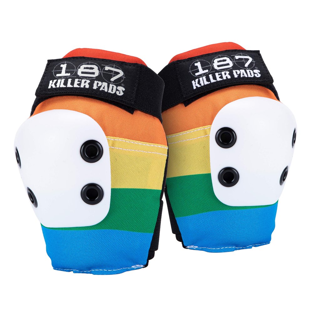 187 KILLER PADS Triple Eight -SLIM ELBOW - S (RAINBOW) (ESSA872)