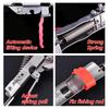 2 Packs Auto Spring Fishing Rod Holder Heavy Duty Stainless Steel Rod Stand 360 Degree Adjustable Fishing Rod Rack Stand view 3