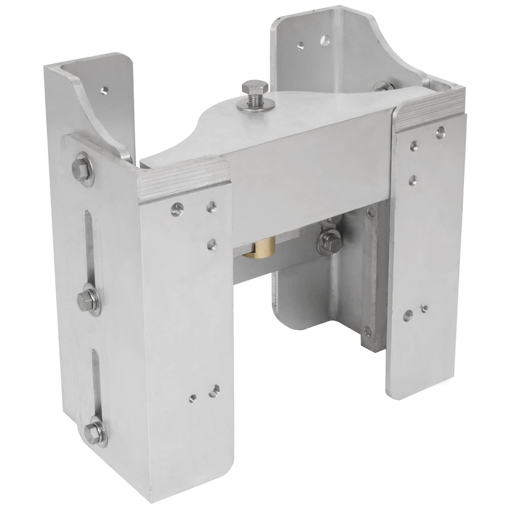 KUAFU Jack Plate Adjustable 8'' Outboard Boat Jack Plate Aluminum Manual Power-Lift 40-225 Horsepower Engine