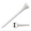 Clip Wipes Golf Tees  2  (100/Pack)  Custom TEECUP Imprint - Personalized Monogram Initial Letters (A-Z) (WHT-BLK-I) view 1