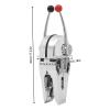 DYRABREST Boat Dual Throttle Control Lever,Universal Boat Twin Lever Dual Control Marine Engine Outboard Control Handle Top Mount Zinc Alloy Throttle Le-ver view 3