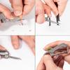 RovyVon U4 G2 Titanium Carabiner with Folding Utility Knife, EDC Palm Sized Keychain,B Shape Improved Spring Gate,Lightweight with Reliable Stainless Body,Rotatable Blade,Gift for Home/Office/Camping view 3