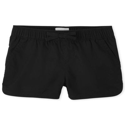 The Children's Place,Plus Pull On Shorts,Black,4P