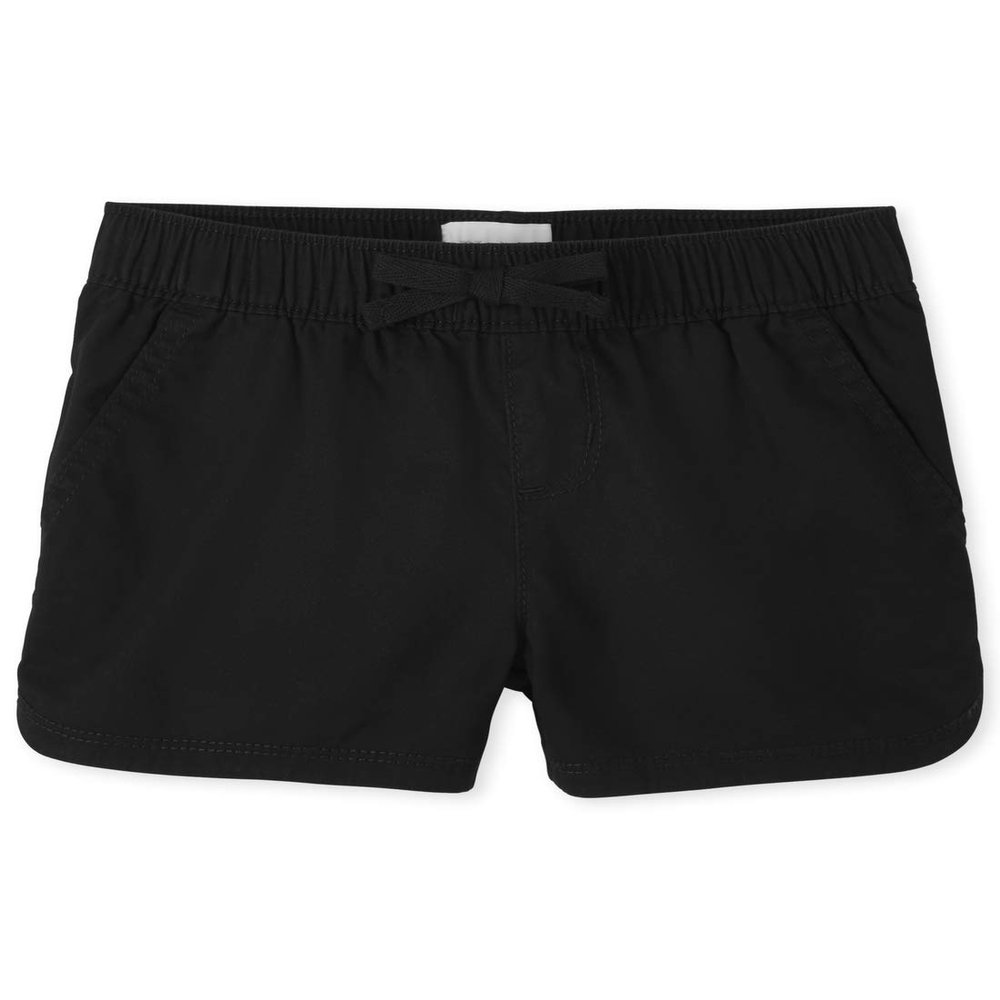 The Children's Place,Plus Pull On Shorts,Black,4P