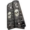 Black and Nickel 1911 Grips with Ambi Cut . Scales Design, Fits Commander and Government and Clones Models view 4