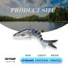 GOTOUR Fishing Lures for Freshwater or Saltwater, Easy to Use for Family Fishing Beginner and Pros, Most Lifelike Jointed Swimbait for Almost All FishesSlow Sinking Bass Pike Panfish Walleye Lures view 2