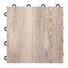 IncStores 3/8 Inch Thick Practice Dance Floor Tiles | Printed Plastic Dance Flooring for Practice and Performance of Countless Dance Styles | Beachwood, 40 Tiles view 2