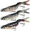 GOTOUR Fishing Lures for Freshwater or Saltwater, Easy to Use for Family Fishing Beginner and Pros, Most Lifelike Jointed Swimbait for Almost All FishesSlow Sinking Bass Pike Panfish Walleye Lures view 1