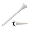 Clip Wipes Golf Tees  2  (100/Pack)  Custom TEECUP Imprint - Personalized Monogram Initial Letters (A-Z) (WHT-BLK-Z) view 1