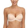Women's Strapless Backless Clear Back Straps Full Figure Coverage Minimizer Convertible Bras for Wedding Plus Size Nude, 40DDD/F view 3