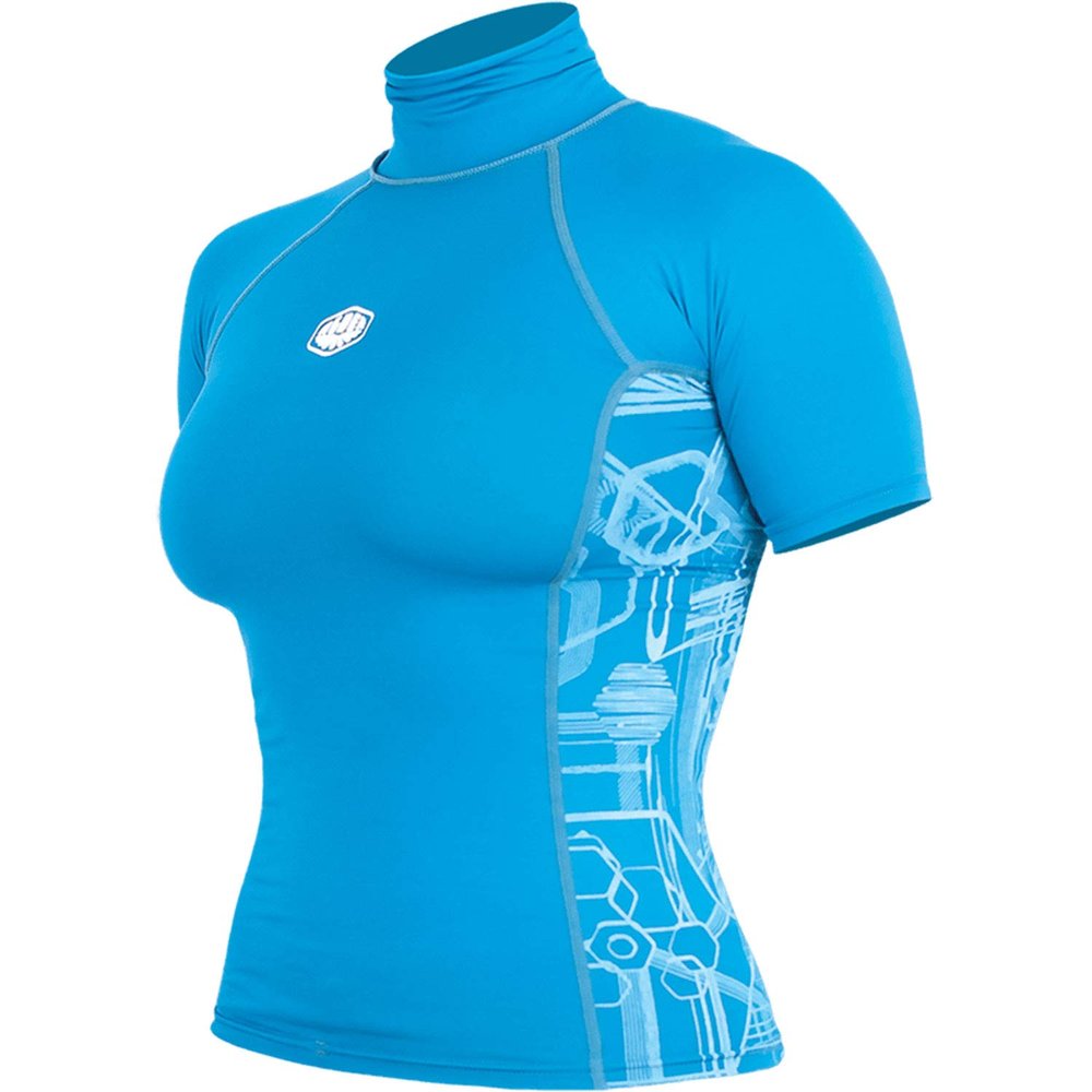Alder Cruz Junior Short Sleeve Rashguard - Light Blue WABCRG-LB 16Y