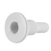 SolUptanisu Thru Hull Fitting Compatible with Boats, 3/4 inch Plastic Marine Thru Hull Fittings Through Hull Connection Boat Drain Outlet Plug Compatible with Hose White view 2