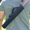 UNIVERSE ARCHERY Back Arrow Quiver | Genuine Suede Leather Arrow Holder | Traditional Handmade Quiver for Archery Sports | Lightweight & Comfortable (43 X 8 cm) (Black Suede) view 3