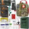 EVERLIT Advanced Emergency Trauma Kit, CAT GEN-7 Tourniquet Mil-Spec Nylon Laser Cut Pouch with 36" Splint, Military Combat Tactical IFAK for First Aid Response Bleeding Control (Multicam) view 1