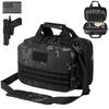 DBTAC Gun Range Bag XS | Tactical 1~2 Pistol Bag Firearm Shooting Case with Lockable Zipper for Handguns and Ammo (Charcoal Camo) view 1