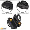 DBTAC Gun Range Bag XS | Tactical 1~2 Pistol Bag Firearm Shooting Case with Lockable Zipper for Handguns and Ammo (Charcoal Camo) view 3