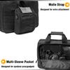 DBTAC Gun Range Bag XS | Tactical 1~2 Pistol Bag Firearm Shooting Case with Lockable Zipper for Handguns and Ammo (Charcoal Camo) view 4