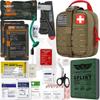 EVERLIT Advanced Emergency Trauma Kit, CAT GEN-7 Tourniquet Mil-Spec Nylon Laser Cut Pouch with 36" Splint, Military Combat Tactical IFAK for First Aid Response Bleeding Control (Coyote Brown) view 1