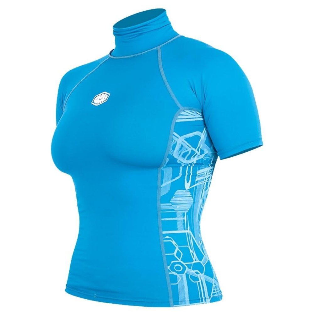 Alder Cruz Junior Short Sleeve Rashguard - Light Blue WABCRG-LB 8Y